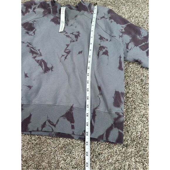 Lululemon Ready To Roll Crew Pullover Crewneck Sweatshirt Shibori Gris Magnum 6 - Picture 7 of 11